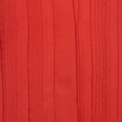 CH Carolina Herrera Red Silk Top S