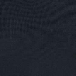 Pre Owned CH Carolina Herrera Navy Blue Knit Asymmetrical Top M