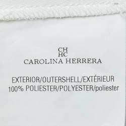 CH Carolina Herrera White Crepe Sleeveless Top M