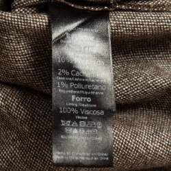 CH Carolina Herrera Brown Wool Blend Trousers M
