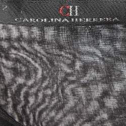 Pre Owned CH Carolina Herrera Black Tweed Sleeveless Mini Dress S