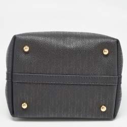 CH Carolina Herrera Black Monogram Coated Canvas Small Matryoshka Locked Tote