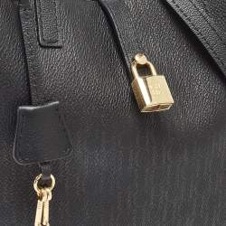 CH Carolina Herrera Black Monogram Coated Canvas Small Matryoshka Locked Tote