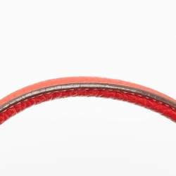 Pre Owned CH Carolina Herrera Red Leather Shoulder Bag