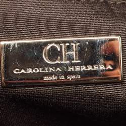 Pre Owned CH Carolina Herrera Red Leather Shoulder Bag