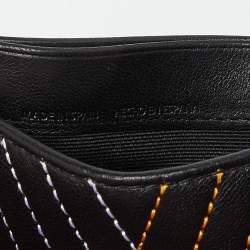 CH Carolina Herrera Black Quilted Leather Card Holder