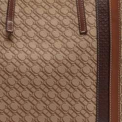 مملوكة مسبقًا CH Carolina Herrera Brown/Beige Monogram Canvas Shopper Tote