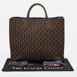 Pre Owned CH Carolina Herrera Multicolor Monogram Canvas Large Chic Shopping Tote