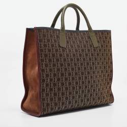 Pre Owned CH Carolina Herrera Multicolor Monogram Canvas Large Chic Shopping Tote