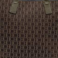 Pre Owned CH Carolina Herrera Multicolor Monogram Canvas Large Chic Shopping Tote