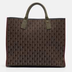 Pre Owned CH Carolina Herrera Multicolor Monogram Canvas Large Chic Shopping Tote
