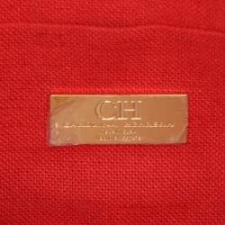 Pre Owned CH Carolina Herrera Black Quilted Leather Crossbody Bag