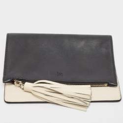 مملوكة مسبقًا CH Carolina Herrera Tricolor Leather Tassel Flap Crossbody Bag