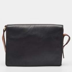 مملوكة مسبقًا CH Carolina Herrera Tricolor Leather Tassel Flap Crossbody Bag