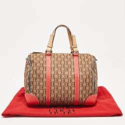CH Carolina Herrera Multicolor Monogram Canvas and Leather Andy Boston Bag