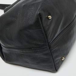 CH Carolina Herrera Black Monogram Leather Matryoshka Tote