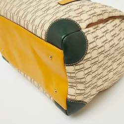 CH Carolina Herrera Multicolor Monogram Coated Canvas and Leather Andy Boston Bag