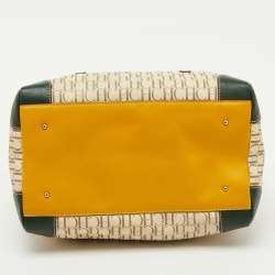 CH Carolina Herrera Multicolor Monogram Coated Canvas and Leather Andy Boston Bag