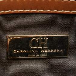 CH Carolina Herrera Multicolor Monogram Coated Canvas and Leather Andy Boston Bag