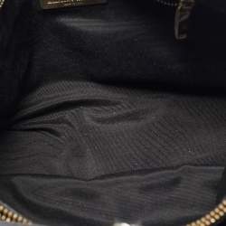 Pre Owned CH Carolina Herrera Black Quilted Leather Chain Tote