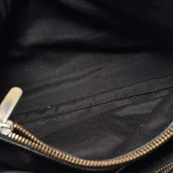 Pre Owned CH Carolina Herrera Black Quilted Leather Chain Tote