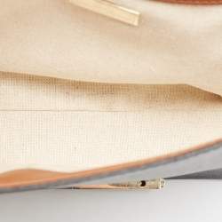 CH Carolina Herrera Tricolor Leather Casati Shoulder Bag