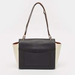 CH Carolina Herrera Tricolor Leather Casati Shoulder Bag