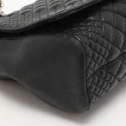 CH Carolina Herrera Black Leather Shoulder Bag