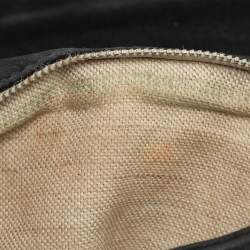 CH Carolina Herrera Black Leather Shoulder Bag