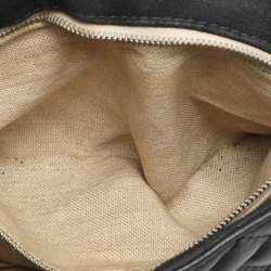 CH Carolina Herrera Black Leather Shoulder Bag