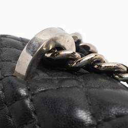 CH Carolina Herrera Black Leather Shoulder Bag
