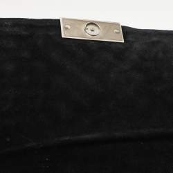 CH Carolina Herrera Black Leather Shoulder Bag