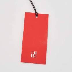 Pre Owned CH Carolina Herrera Gold Leather Mini Chain Tote