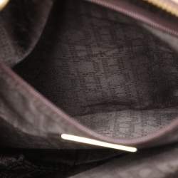 Pre Owned CH Carolina Herrera Beige Leather Zip Detail Chain Tote