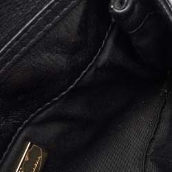 مملوكة مسبقًا CH Carolina Herrera Black Leather Chain Crossbody Bag