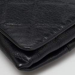 مملوكة مسبقًا CH Carolina Herrera Black Leather Chain Crossbody Bag