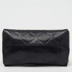 مملوكة مسبقًا CH Carolina Herrera Black Leather Chain Crossbody Bag