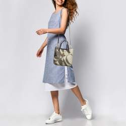 CH Carolina Herrera Multicolor Monogram Coated Canvas and Leather Small Matryoshka Locked Tote