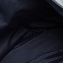 مملوكة مسبقًا CH Carolina Herrera Navy Blue Leather Front Pocket Shopper Tote