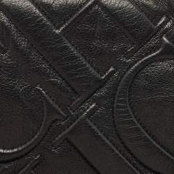 CH Carolina Herrera Black Quilted Leather Flap Chain Shoulder Bag