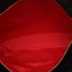 CH Carolina Herrera Red Leather Dahlia Satchel