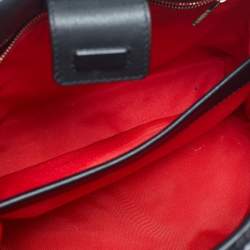 Pre Owned CH Carolina Herrera Black/Bronze Sequins Charm Tote