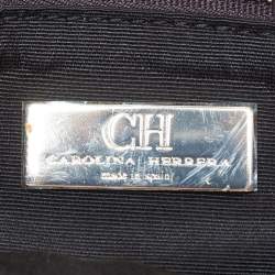 Pre Owned CH Carolina Herrera Red Leather Chain Flap Clutch