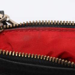 Pre Owned CH Carolina Herrera Black Leather Maria Crossbody Bag