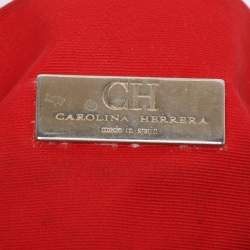 Pre Owned CH Carolina Herrera Black Leather Maria Crossbody Bag