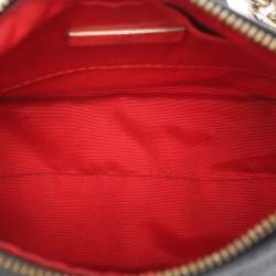 Pre Owned CH Carolina Herrera Black Leather Maria Crossbody Bag