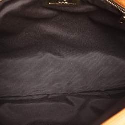 Pre Owned CH Carolina Herrera Mustard Leather Tassel Flap Chain Shoulder Bag