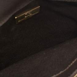 Pre Owned CH Carolina Herrera Tricolor Coated Canvas and Leather Envelope Crossbody Bag