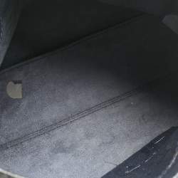 Pre Owned CH Carolina Herrera Navy Blue Leather Minuetto Flap Top Handle Bag