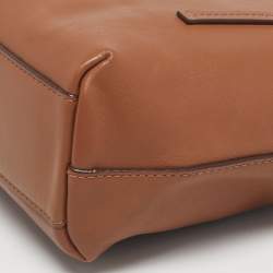 Pre Owned CH Carolina Herrera Brown Leather Tote